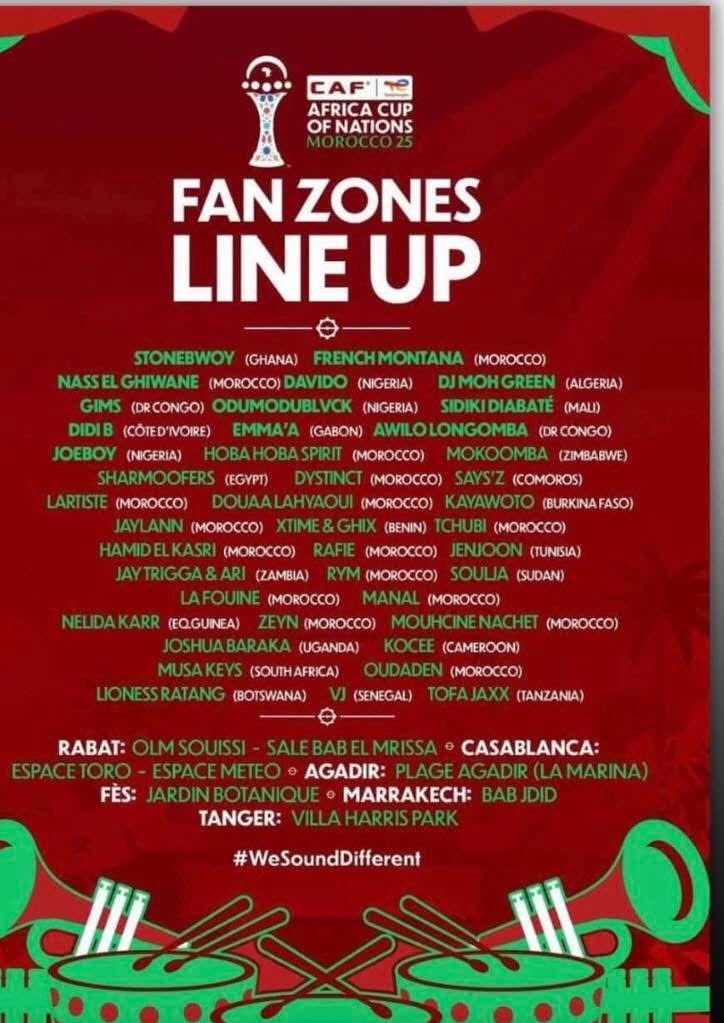 CAN 2025 au Maroc : Kocee, seul Camerounais sur le line-up des fan zones