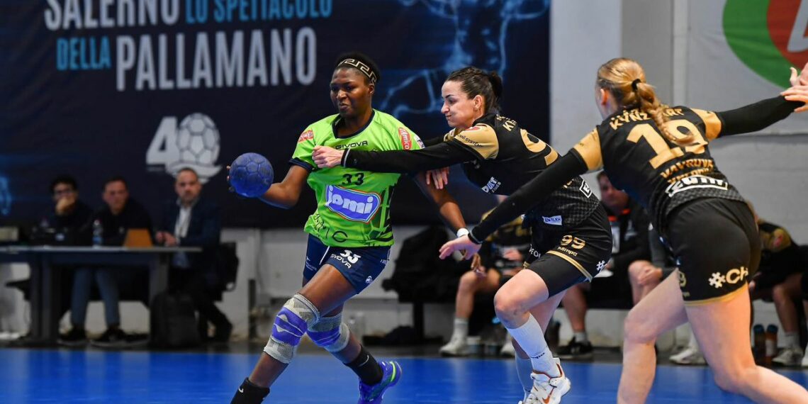 Coupe d’Europe de handball : Ateba en feu, Salerno s’arrête aux portes des quarts