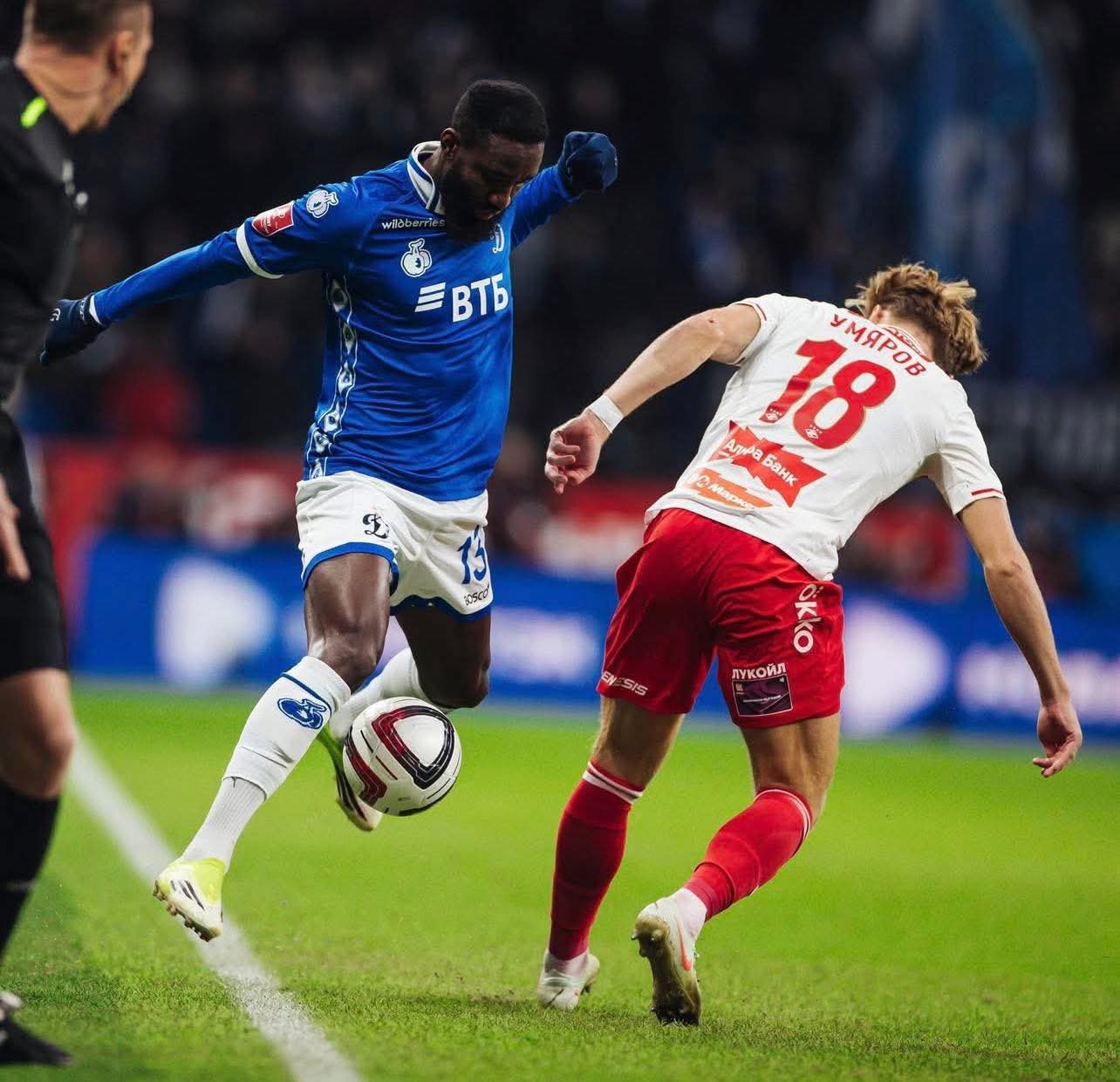 Coupe de Russie : Ngamaleu brille et guide le Dynamo Moscou vers la victoire en demi-finale aller