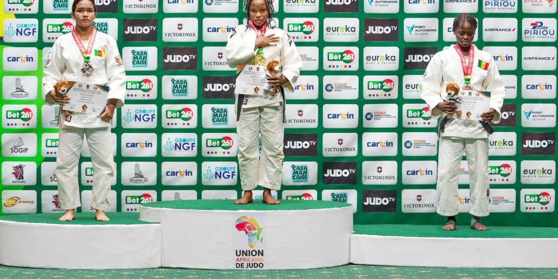 African Open de Judo Dakar 2026: l’or pour Fiona, l’argent pour Miriam, les sœurs Nsame Mbongo au sommet
