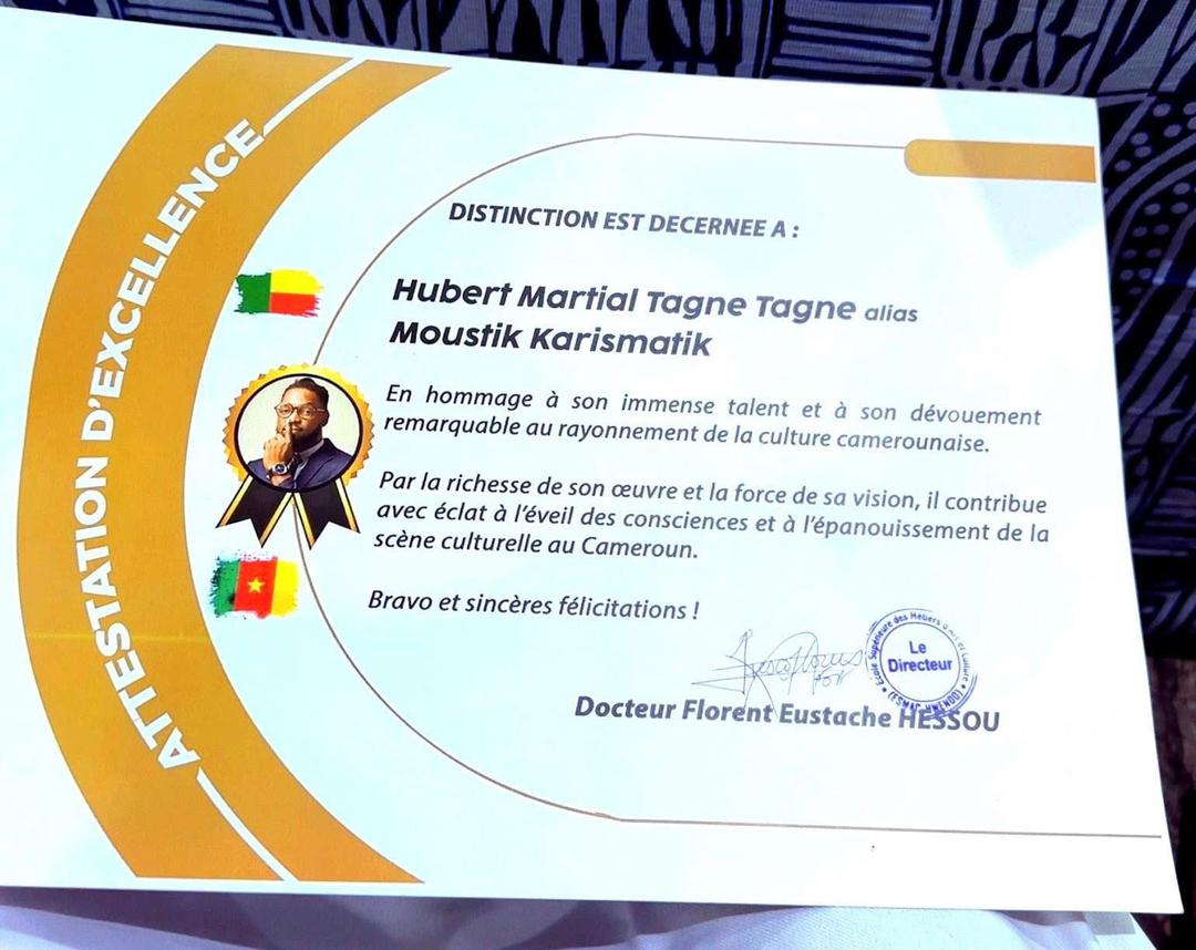 Moustik Karismatik : du rire aux honneurs, un parcours au service de la culture