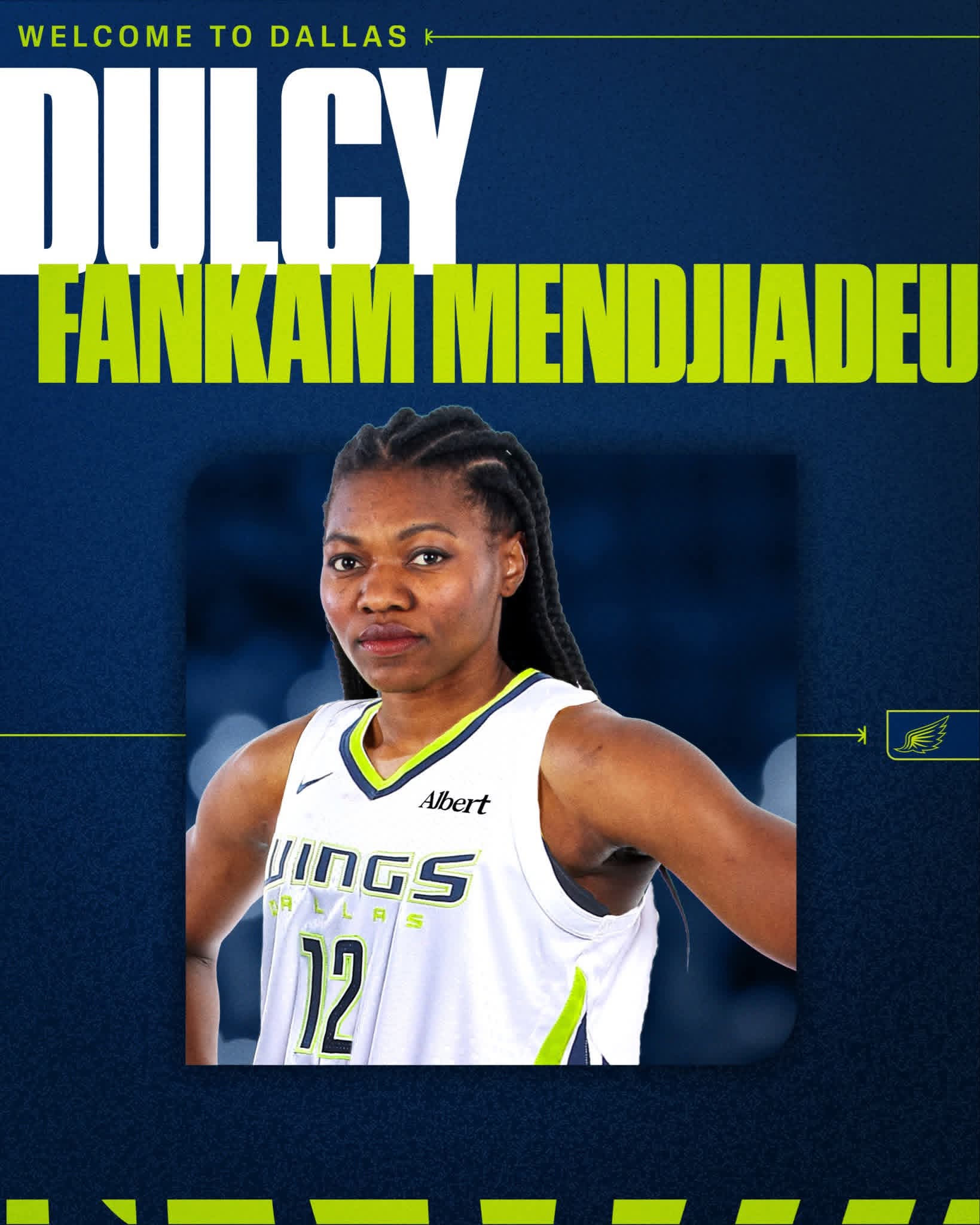 WNBA : Dulcy Fankam Mendjiadeu relance son rêve avec les Dallas Wings