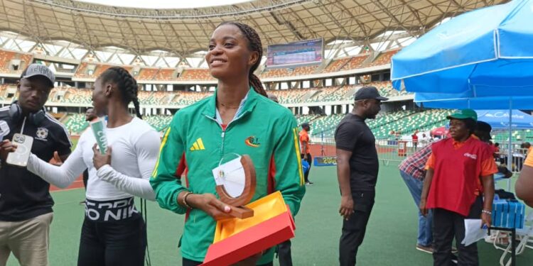 Athlétisme : Doublé de prestige pour Hervege Kole Etame au Meeting Gabriel Tiacoh