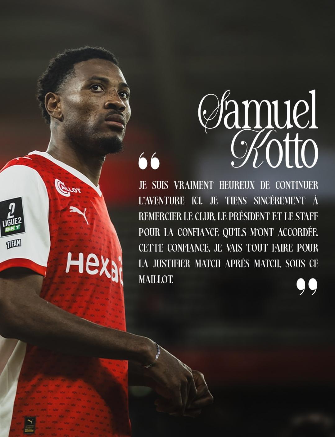 Samuel Kotto s’inscrit dans la durée avec Reims