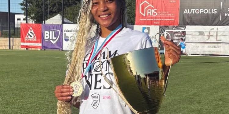 Football : Mireille Tchengang conclut une saison de rêve avec un doublé historique au Luxembourg