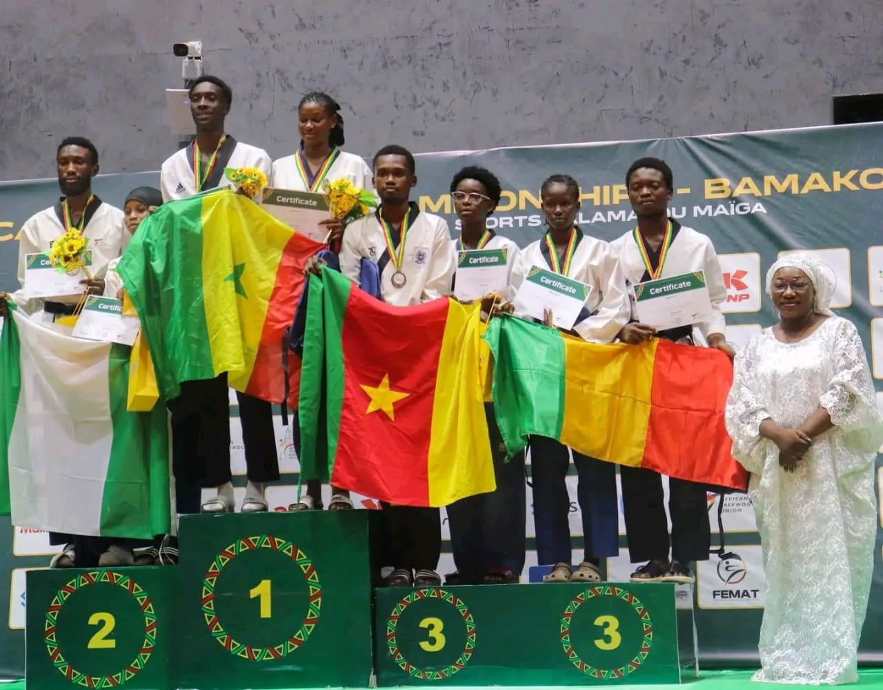 Taekwondo : les Lions Indomptables rugissent à Bamako et s’offrent le titre de vice-champions d’Afrique