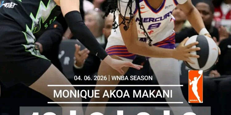 WNBA : Monique Akoa Makani confirme sa montée en puissance et guide les siens vers la victoire