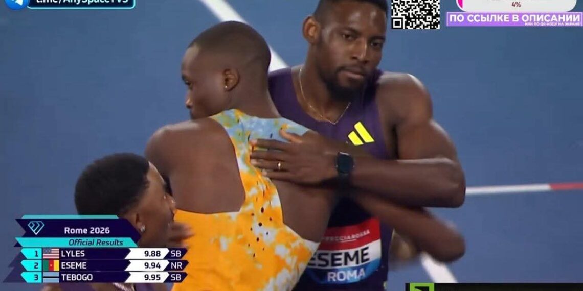 Diamond League de Rome : Emmanuel Eseme frappe un grand coup et entre un peu plus dans l'histoire du sprint camerounais