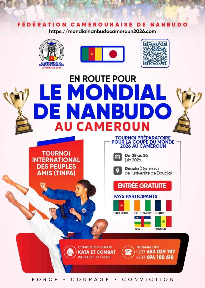Nanbudo : Douala, théâtre d'un choc international avant le Championnat du Monde de Yaoundé