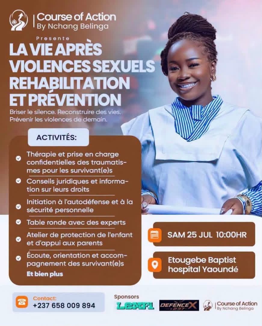 Engagée, résiliente et déterminée : qui est Nchang Belinga, la voix qui s'élève contre les violences faites aux enfants au Cameroun ?