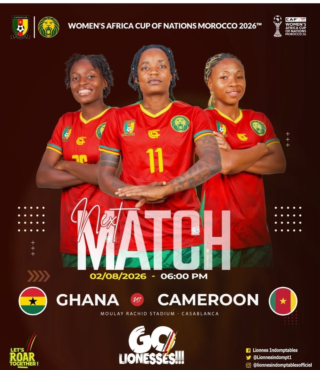 CAN Féminine 2026 : Cameroun – Ghana, le choc du groupe D