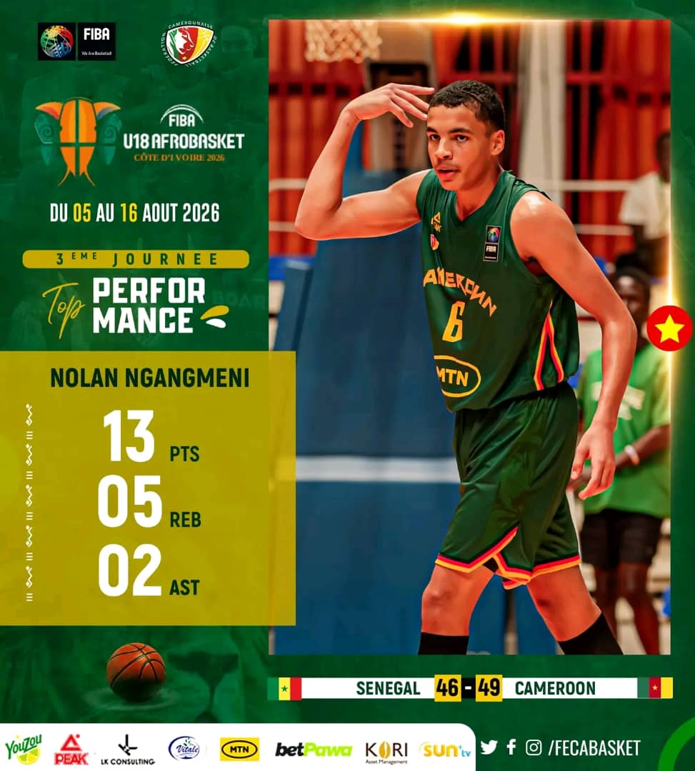 AfroBasket U18 garçons : Nolan Ngangmeni sonne la révolte, les Lionceaux domptent la Teranga et terminent en tête