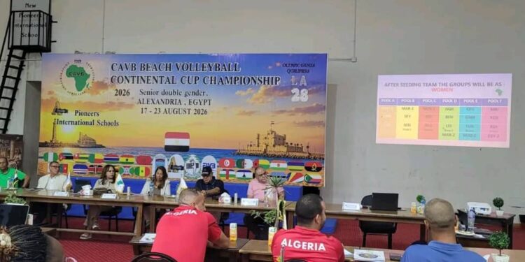 Chan Beach-Volley 2026 : le Cameroun connaît ses adversaires à Alexandrie