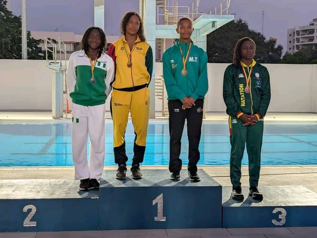 Natation : les lionnes et lions indomptables décrochent 7 médailles à Dakar