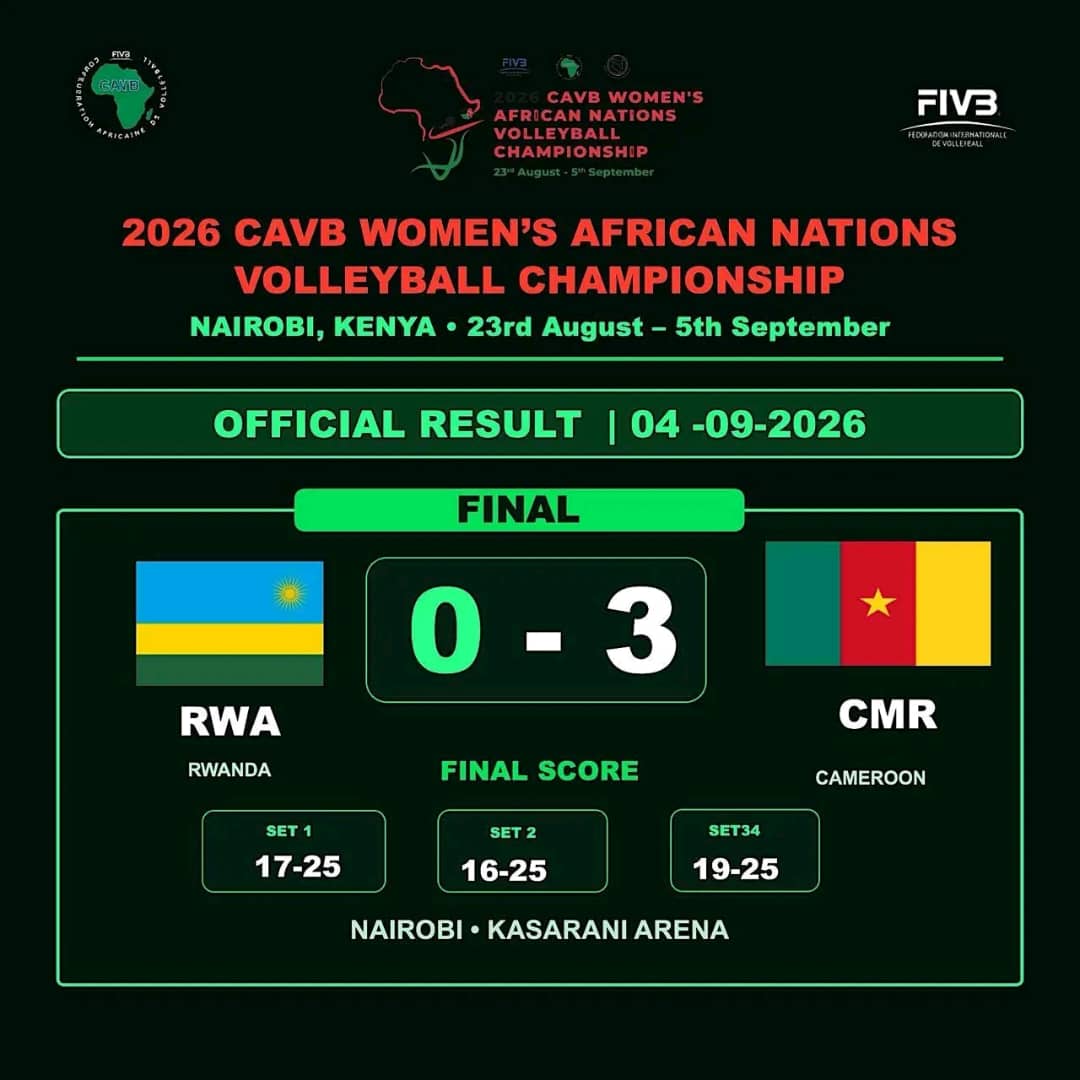 Chan Volleyball Dames Nairobi 2026 : Bronze conservé et mondial 2027 en poche pour Tina Marie Mbouombouo et les lionnes indomptables
