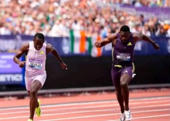 Finale de la Diamond League : Eseme termine deuxième à Bruxelles en 9″93