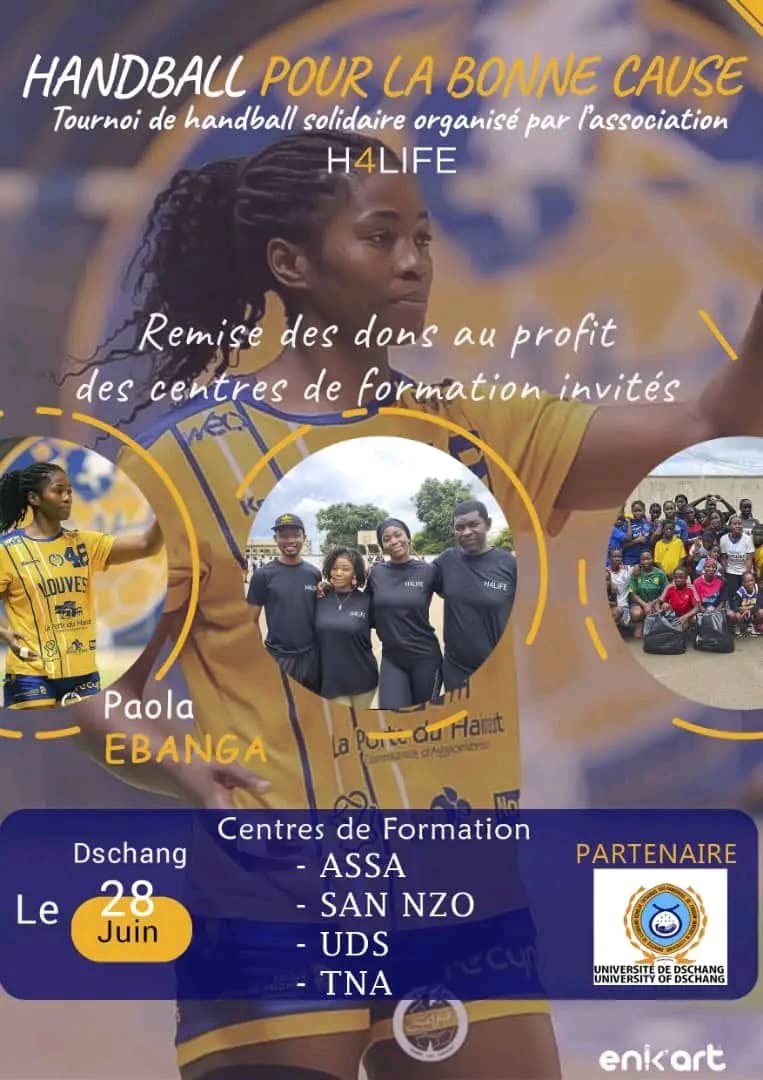 H4life : Paola Ebanga, une passe décisive pour la jeunesse du handball camerounais