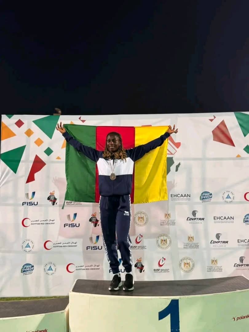 Jeux Universitaires d’Afrique 2026 : Elvira Poungoué s’envole à 5,75 m et décroche l’argent au caire