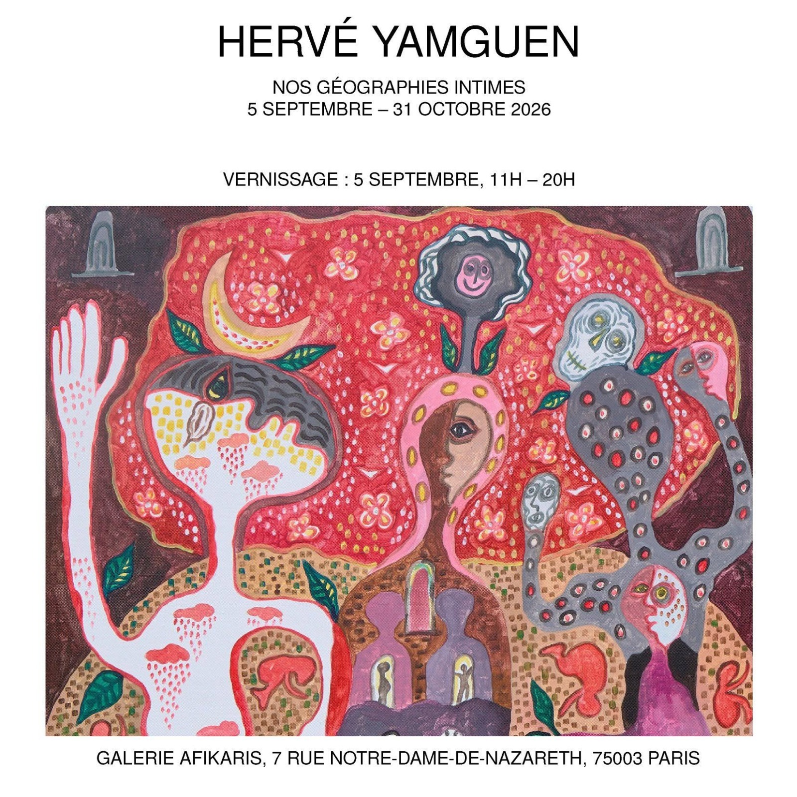 Exposition : Hervé Yamguen s'ouvre à Paris