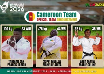 Championnats du Monde de Judo 2026 : Trois judokas pour défendre les couleurs du Cameroun à Bakou