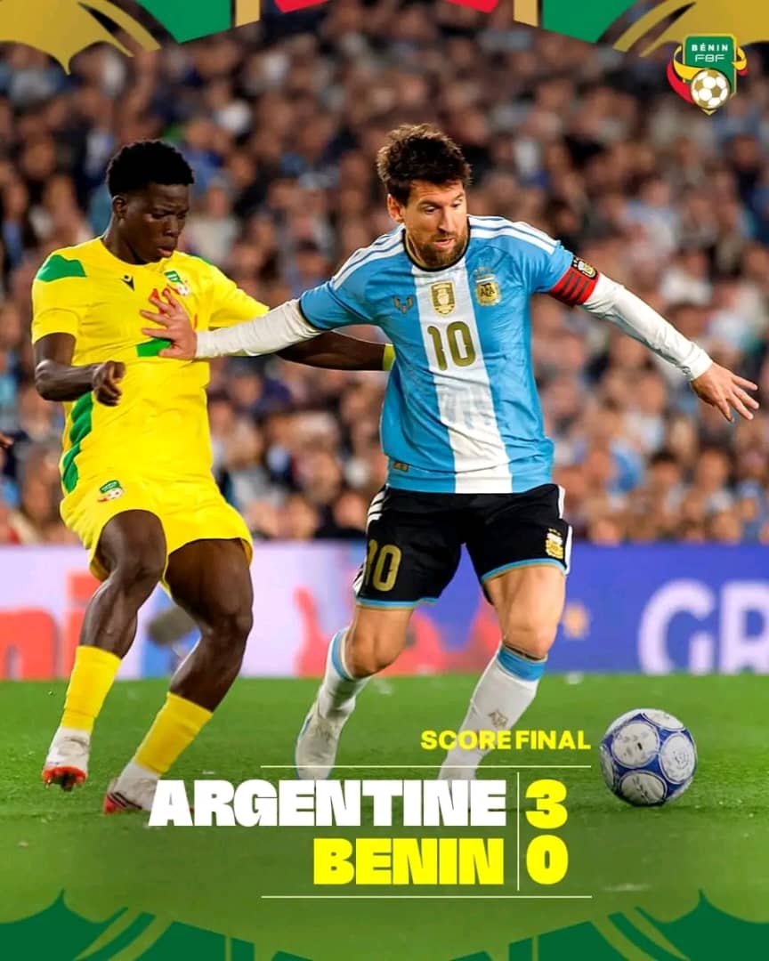 Football : le Bénin, dernier témoin de la dernière danse de Lionel Messi à Buenos Aires