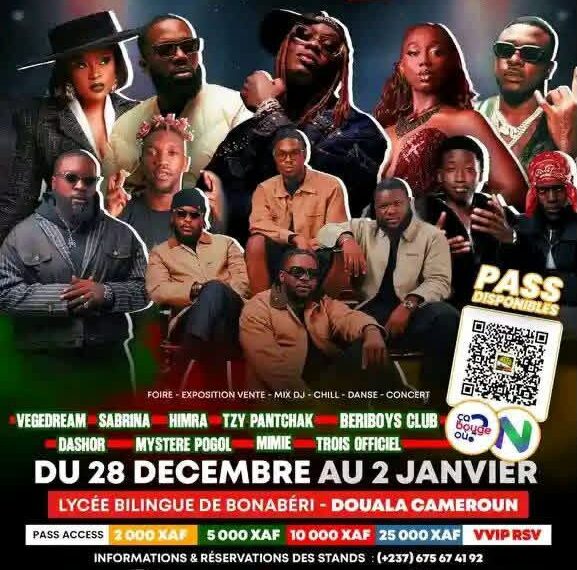 Agenda concerts : les rendez-vous musicaux à ne pas manquer au Cameroun en novembre et décembre 2026
