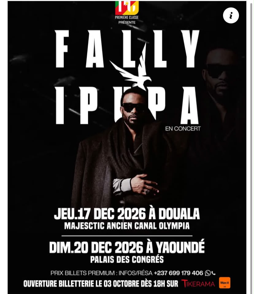 Agenda concerts : les rendez-vous musicaux à ne pas manquer au Cameroun en novembre et décembre 2026