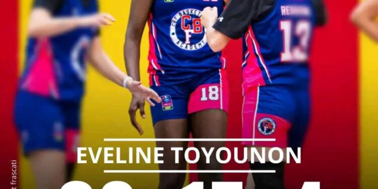 Série A2 Italienne de Basketball F: 39 points, 17 rebonds Eveline Toyounon fait trembler les parquets italiens