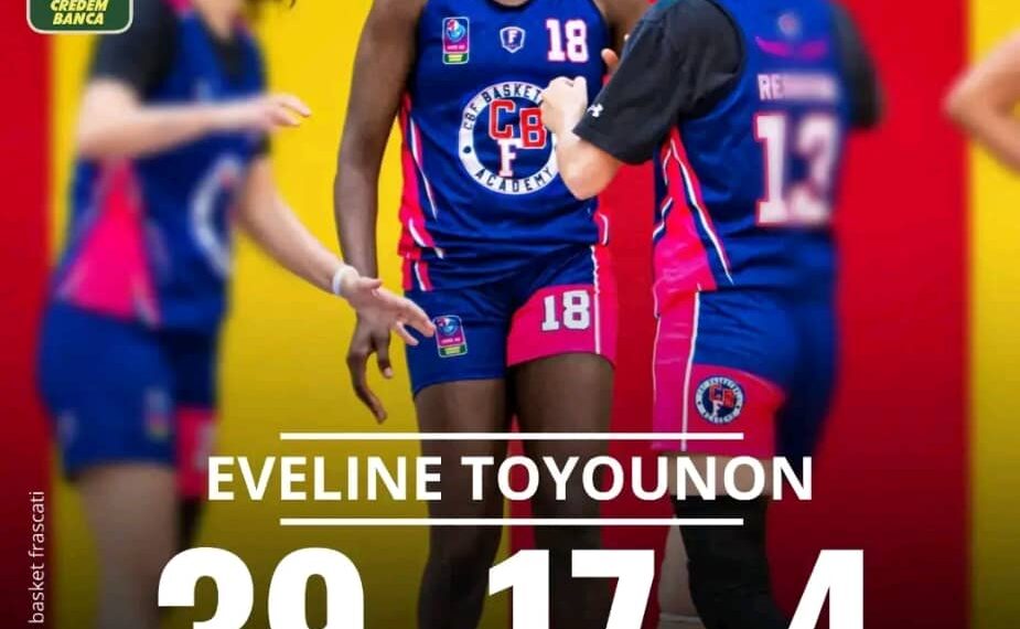 Série A2 Italienne de Basketball F: 39 points, 17 rebonds Eveline Toyounon fait trembler les parquets italiens